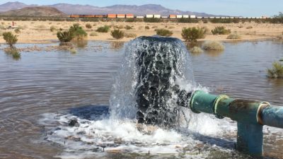 Photo of groundwater aquifer