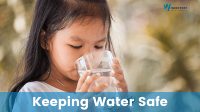 Photo of child drinking water