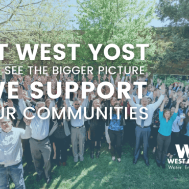 Photo of West Yost employees in support of communities