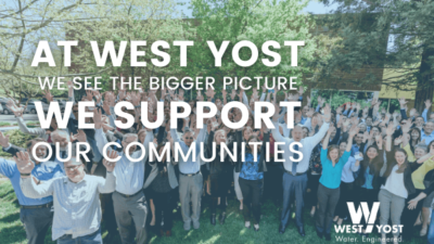 Photo of West Yost employees in support of communities