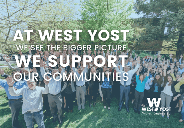 Photo of West Yost employees in support of communities
