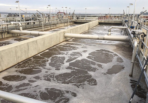 image of wastewater treatment facility
