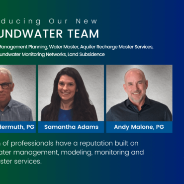 Photo of new groundwater team