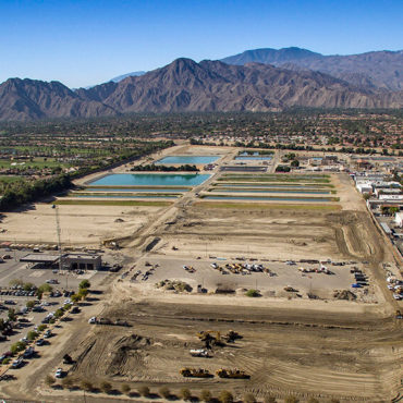 Coachella valley Salt and Nutrient Management Planning site photo by drone