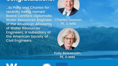 Charles Duncan and Polly Boissevain recognized for their strong professional ethics and commitment to life-ling learning.